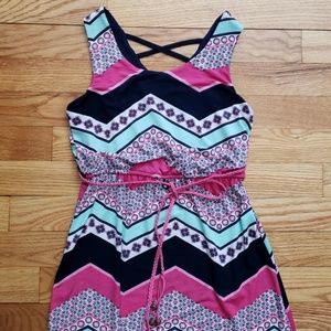 Pink Hearts Girls Dress, 8